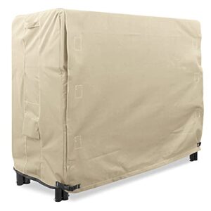 khomo gear - heavy duty log rack cover - 4 feet - sahara series - beige