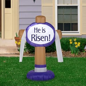 Easter Inflatable 3.5 Cross Christian Inspirational Yard Decor by Gemmy