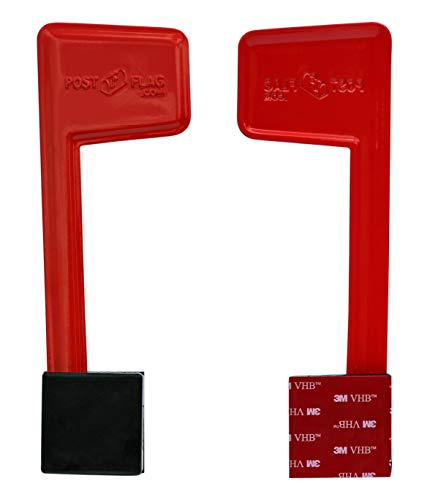 Universal Peel and Stick Replacement Mailbox Flag Replacement (No Tools Required, Fits Any Mail Box)