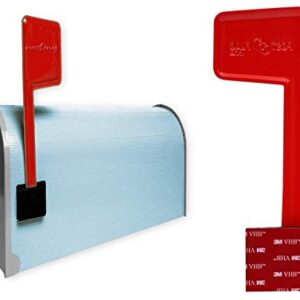 Universal Peel and Stick Replacement Mailbox Flag Replacement (No Tools Required, Fits Any Mail Box)