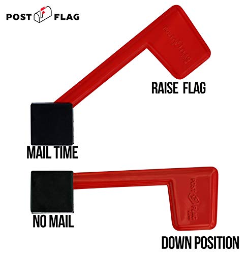 Universal Peel and Stick Replacement Mailbox Flag Replacement (No Tools Required, Fits Any Mail Box)