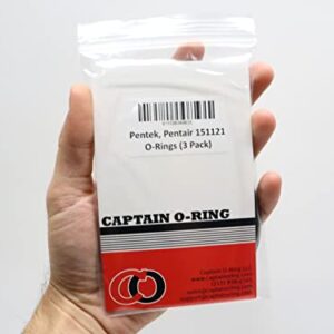 Captain O-Ring - Replacement for Pentek 151121 / OR-38 / WS03X10001 / 10800-034 Water Filter Housing ORing Gasket Seal (3 Pack)