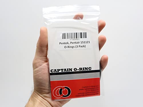 Captain O-Ring - Replacement for Pentek 151121 / OR-38 / WS03X10001 / 10800-034 Water Filter Housing ORing Gasket Seal (3 Pack)