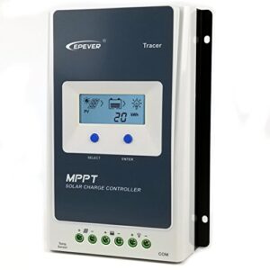 40A MPPT Solar Charge Controller +MT50 Monitor+Temp.Sensor Package Tracer 4210AN 100V Solar Panels Power Input Support Lithium Battery Charger Regulator Negative Ground