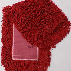 Ultimate Dust Mop Kit: Industrial-Grade Performance, Heavy-Duty Frame, Telescopic Handle - Red 18 Inch