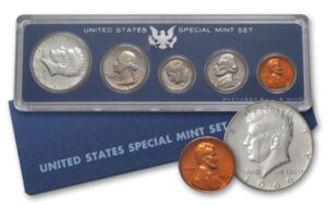 1966 p 5 piece set proof in original packaging from us mint proof