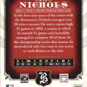 2006 SP Legendary Cuts #32 Kid Nichols