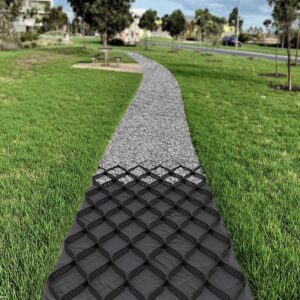 Vodaland - 2" GeoCell - 100% Permeable for Walking Paths, Patios and Erosion Control, Size 9 ft x 17 ft