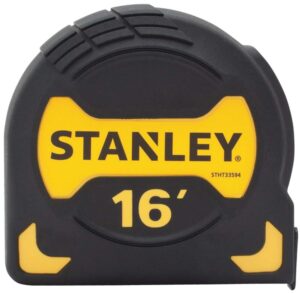 stanley tools stht33594s 16ft. tape measure, yellow/black