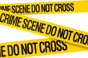 crime scene do not cross barricade tape 3 x 100 • bright yellow with a bold black print • 3 in. wide for maximum readability • tear resistant