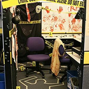 Crime Scene Do Not Cross Barricade Tape 3 X 100 • Bright Yellow with a Bold Black Print • 3 in. Wide for Maximum Readability • Tear Resistant