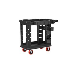 suncast commercial puchd1937 heavy duty utility cart - 19 inch x 37 inch - 500 pounds load capacity, black