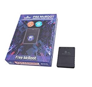 Kaico Free Mcboot 8MB PS2 Memory Card Running FMCB PS2 Mcboot 1.966 for Sony Playstation 2 - FMCB Free Mcboot Your PS2 - Plug and Play - Playstation 2 CFW McBoot 1.966