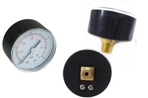 cmp pressure gauge 0-60 psi for pentair and hayward pool filter back mount