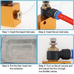 【The Best Deal】OriGlam Mist Coolant Mist Lubrication, Spray System Unit Used for CNC Lathe Milling Drill Machine