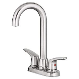 American Standard 7074400.075 Colony Pro Two-Handle Bar Faucet in Stainless Steel