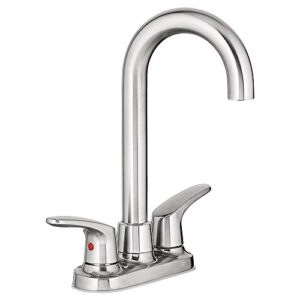 American Standard 7074400.075 Colony Pro Two-Handle Bar Faucet in Stainless Steel