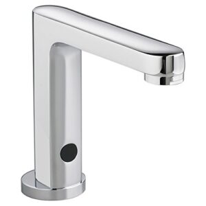 american standard 250b102.002 serin deck-mount faucet, plug-in ac, 0.5 gpm, satin, chrome
