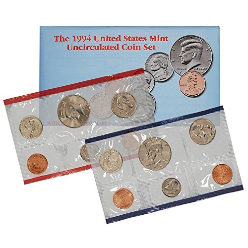 1994 P & D US Mint 10-Coin Mint Set Uncirculated