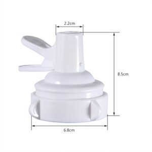 Water Dispenser Valve, 3-5 Gallon Water Reusable Easy Water Switch Lock Flip for 55MM (2.16inch) Crown Top Bottle Includes Lid Dirt Protector