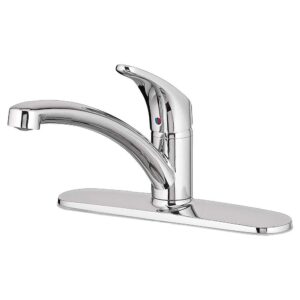 American Standard 7074000.002 Colony Pro Single-Handle Kitchen Faucet with Deckplate in Polished Chrome