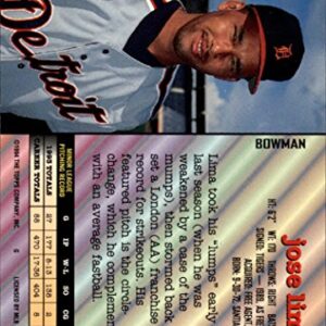 1994 Bowman #481 Jose Lima Detroit Tigers (RC - Rookie Card) MLB Baseball Card (RC - Rookie Card) NM-MT