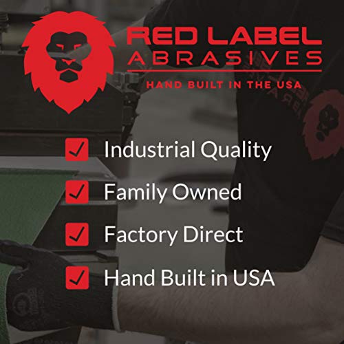 Red Label Abrasives 3/4 X 12 Inch 800/5000 Fine/Ultra Fine Grit Knife Sharpener Sanding Belts, 10 Pack Assortment (Compatible with Work Sharp Ken Onion)
