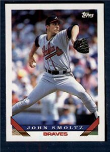 1993 topps #35 john smoltz nm-mt atlanta braves baseball