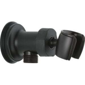 delta faucet u4985-bl-pk universalshoweringcomponents adjustable wall mount elbow, matte black