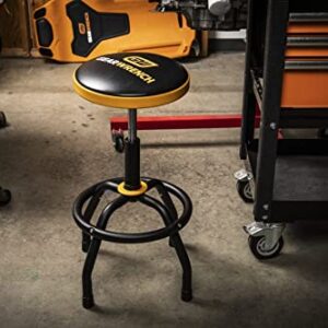 GEARWRENCH Adjustable Height Swivel Shop Stool, 26" To 31" - 86992