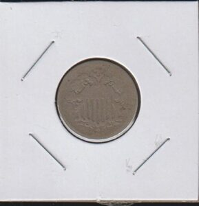 1869 shield (1866-1883) nickel very good