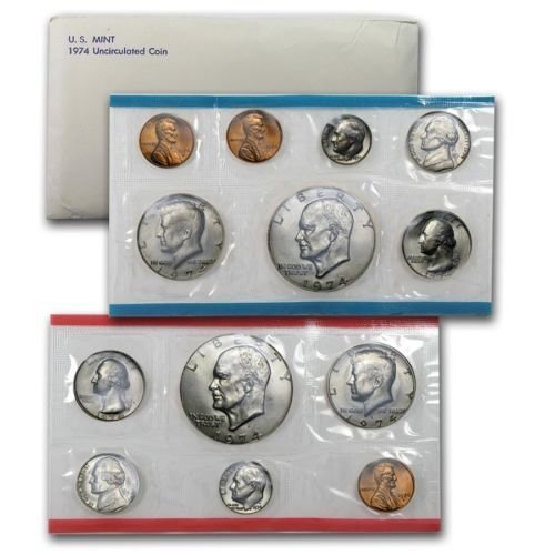 1974 US 13 Piece Mint Set In original packaging from US mint Uncirculated