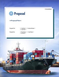 proposal pack transportation #7 - business proposals, plans, templates, samples and software v20.0