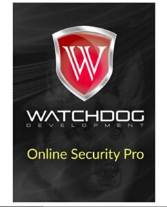 watchdog online security pro 1pc - lifetime - retail pack - key sent via email only - no cd no box.