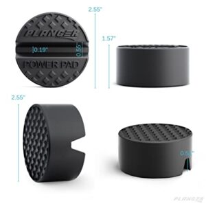 PLANGER® - Power PAD Flat - Premium Rubber Jack Pad for Trolley Jack, Vehicle Lift and Axle Stand - Universal Usage - Protects Your Car, SUV and Vehicles with Pinch Weld Sill - Perfect for car Tuning