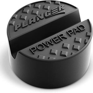 PLANGER® - Power PAD Flat - Premium Rubber Jack Pad for Trolley Jack, Vehicle Lift and Axle Stand - Universal Usage - Protects Your Car, SUV and Vehicles with Pinch Weld Sill - Perfect for car Tuning