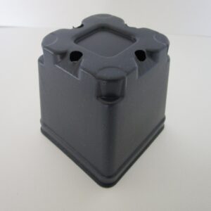 3.5" Square Plastic Nursery Press Fit Pots by Landmark Plastics (100)