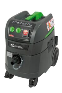 c.s. unitec cs 1445 9 gal wet/dry industrial vacuum cleaner - auto clean - power take off - 157 cfm - made in germany, green