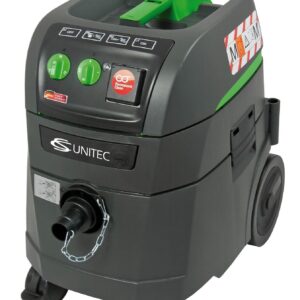 C.S. Unitec CS 1445 9 gal Wet/Dry Industrial Vacuum Cleaner - Auto Clean - Power Take Off - 157 CFM - Made in Germany, Green