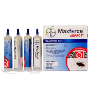 maxforce impact roach bait gel 30g reservoir , one tube w/ plunger & tip