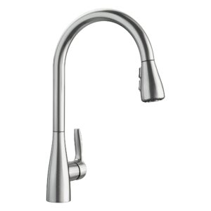 blanco, stainless 442208 atura high arc pull-down dual spray kitchen faucet, 1.5 gpm