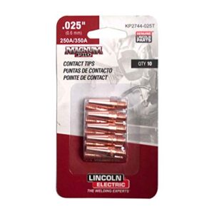 kp2744-025t lincoln contact tip .025 - taperd 10/pack