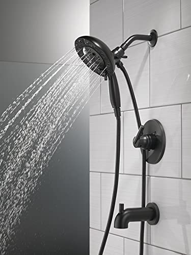 Delta Faucet Trinsic 14 Series Single-Handle Delta Shower Trim Kit, Matte Black Shower Fixture, Matte Black T14459-BLLHD (Shower Head & Valve Sold Separately)