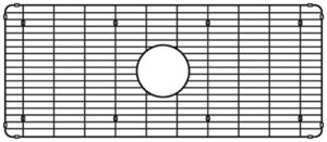 blanco 234691 profina stainless steel sink grid, 13.75" x 32.88" x 0.25"