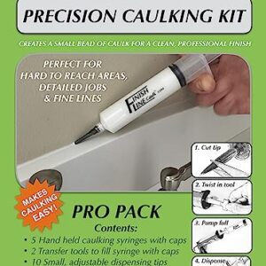 Finish Line Caulk Tool Precision Caulking Kit