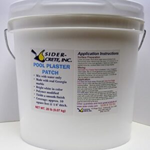 Sider Pool Plaster Patch and Repair - 20 lb - White