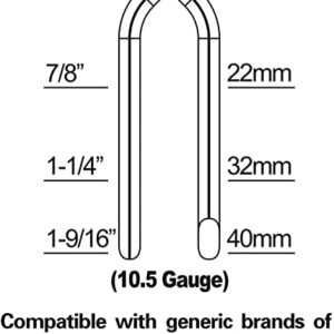 Freeman PFS105 Pneumatic 10.5-Gauge 1-9/16" Fencing Stapler With Adjustable Metal Belt Hook And Case