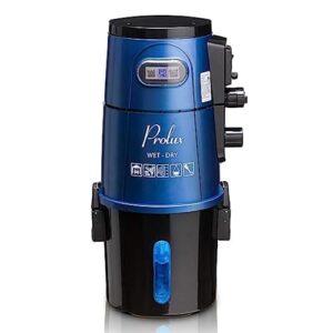 prolux professional shop blue wall mounted garage vac wet dry pick up