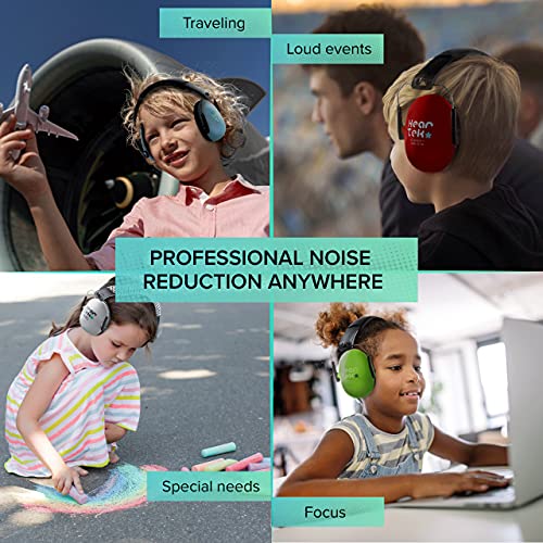 HEARTEK Noise Cancelling Headphones Kids Adult Earmuffs Shooting Ear Protection