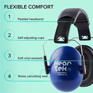 HEARTEK Noise Cancelling Headphones Kids Adult Earmuffs Shooting Ear Protection